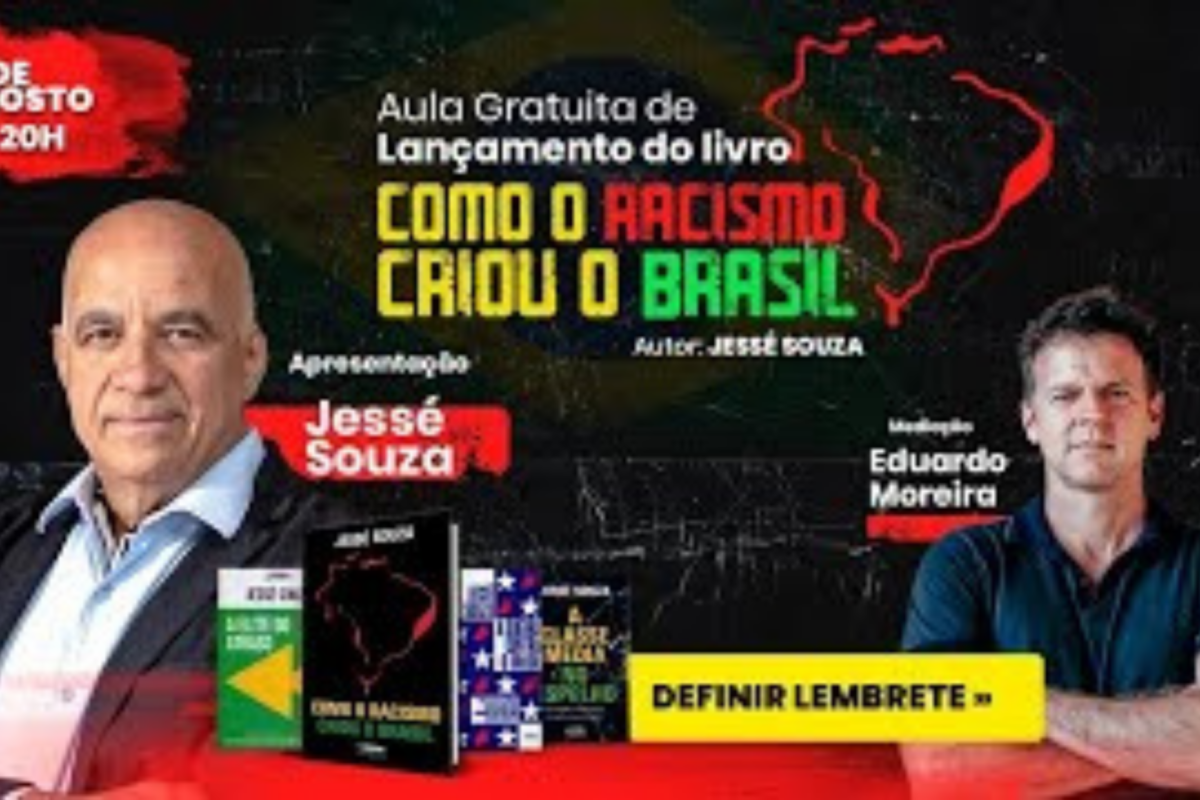 Lançamento do Livro “Como O Racismo Criou O Brasil”, de Jessé Souza