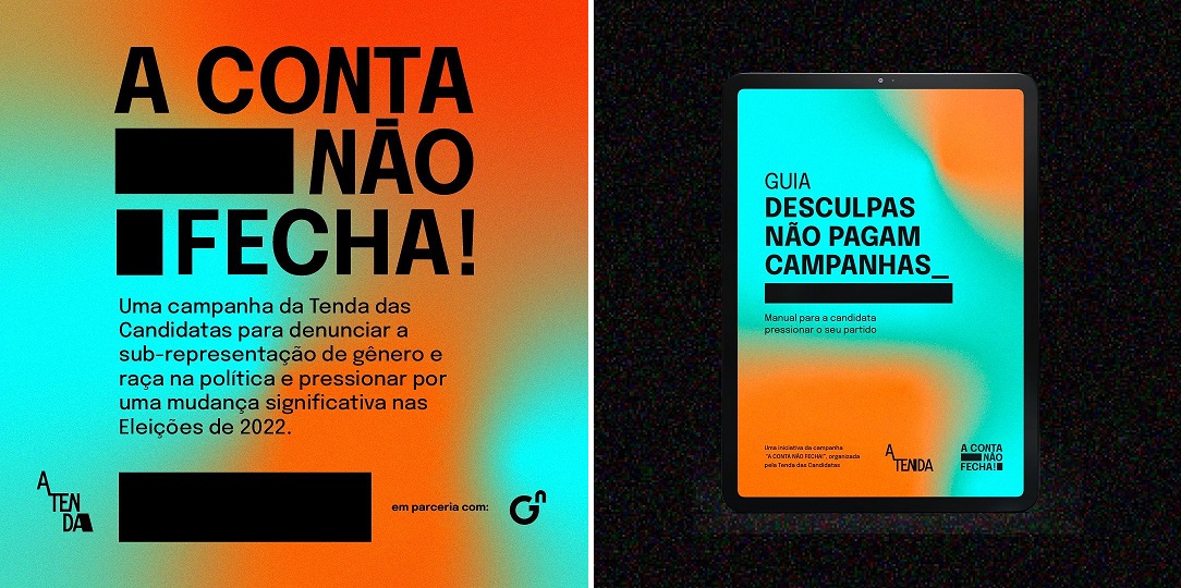 A Tenda das Candidatas: Campanha “A Conta Não Fecha!”