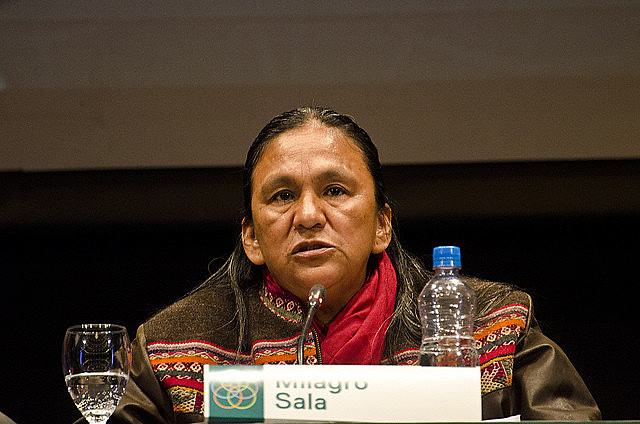 Dez anos da líder indígena Milagro Sala como prisioneira política